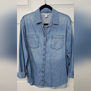 Old Navy Light Blue Boyfriend Shirt